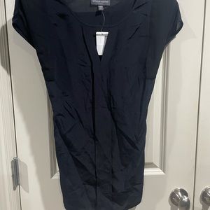 NWT A PEA IN THE POD KEYHOLE MATERNITY DRESS SHIRT WITH TIE ON BACK FOR SIZING